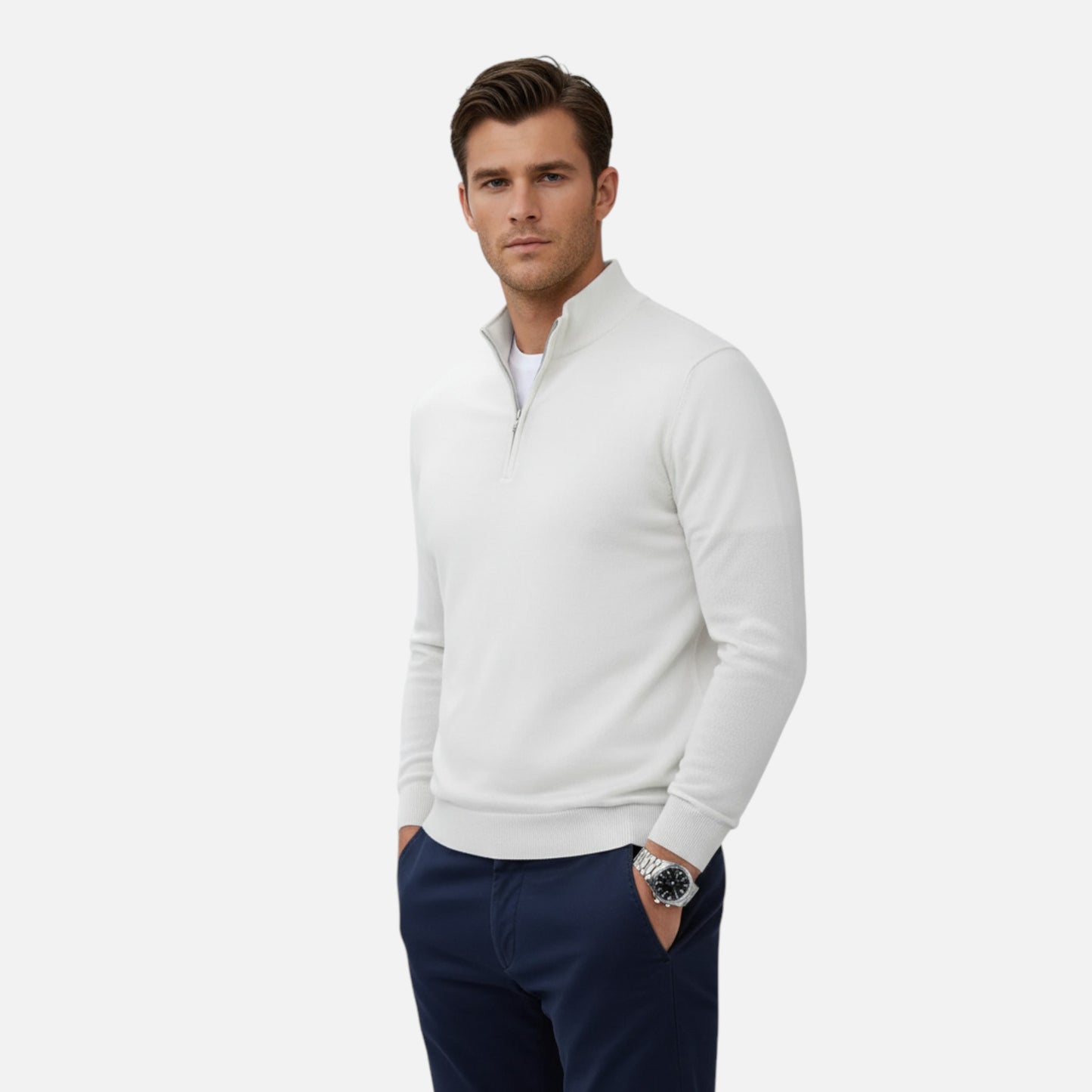 Valantomode | Men’s Half-Zip Casual Jumper