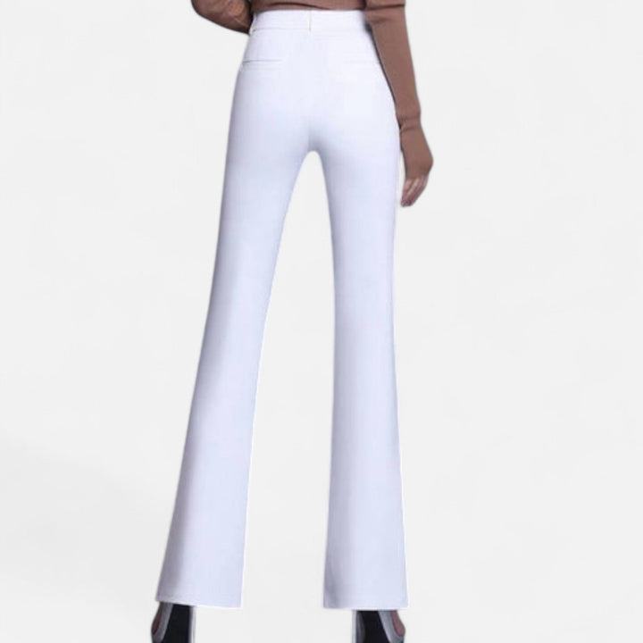 Valantomode | Women’s Slim-Fit High-Waist Flared Pants
