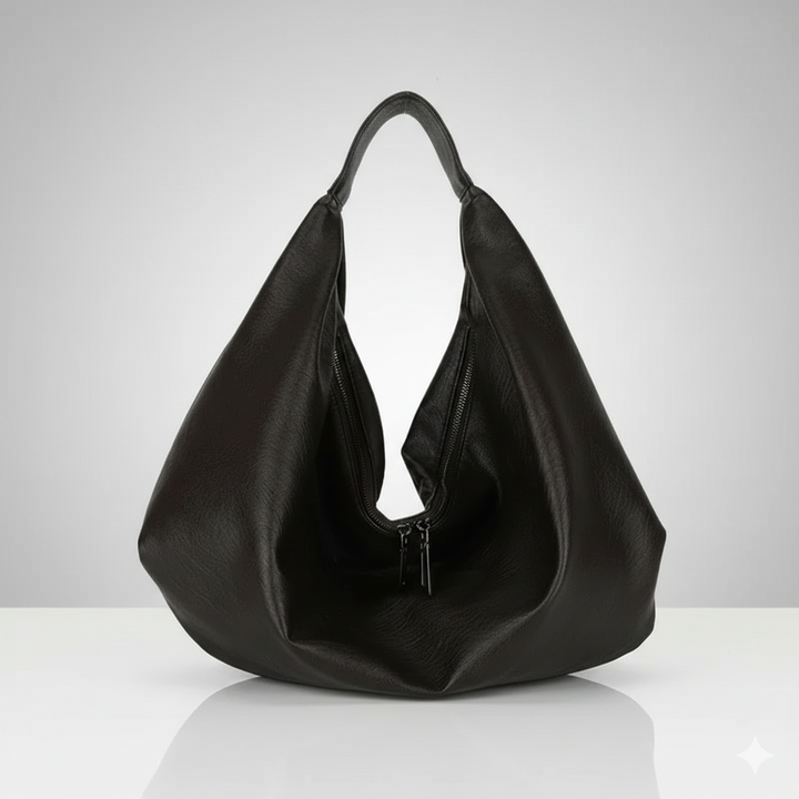 Valantomode | Serene Slouch Executive – Premium Soft Leather Large Hobo & Crossbody Bag
