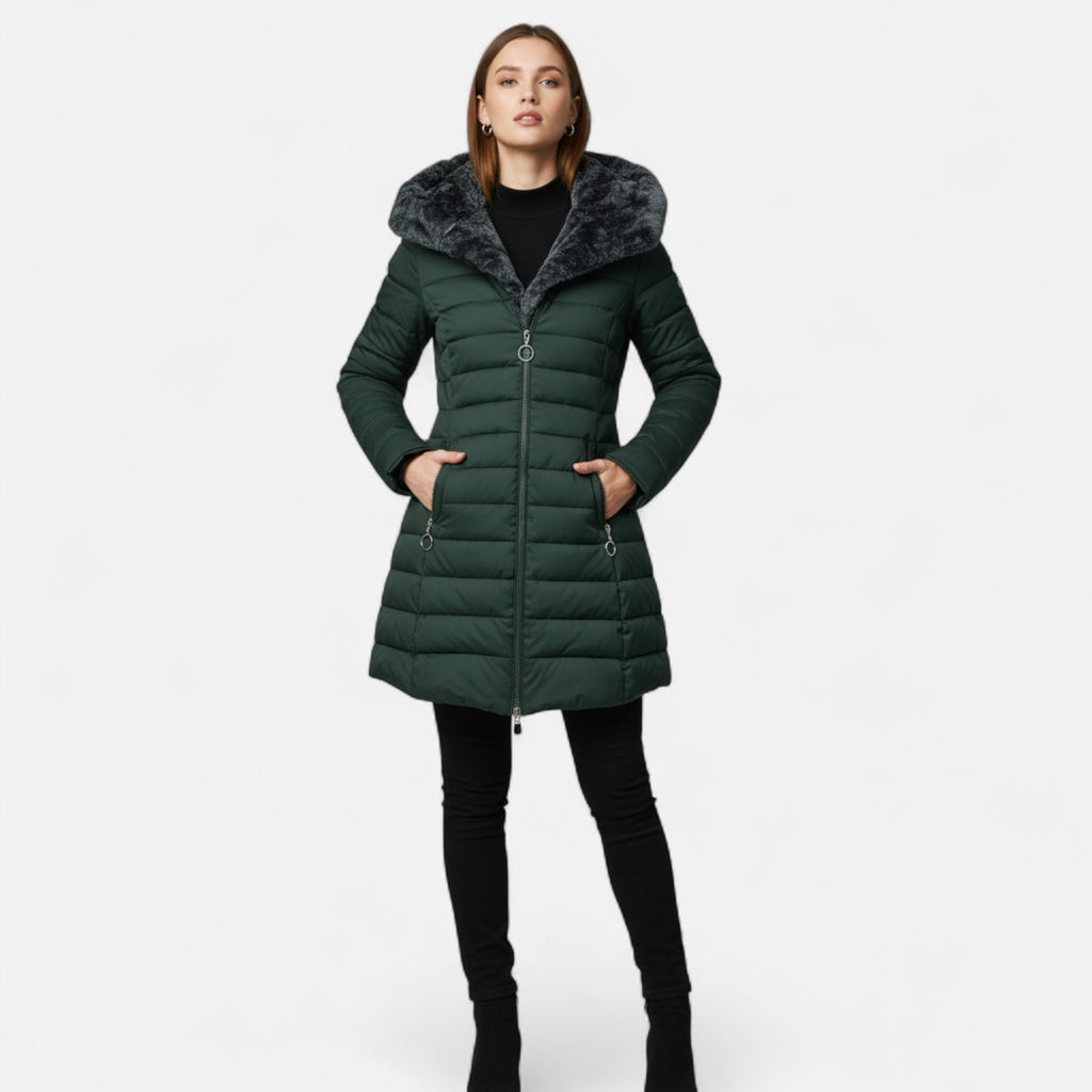 ValantoMode | Women’s Winter Fleece Mid-Length Coat