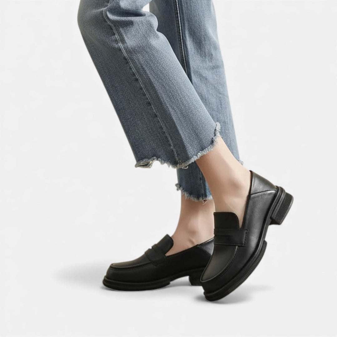Valantomode | Women’s Soft Sole Platform Loafers