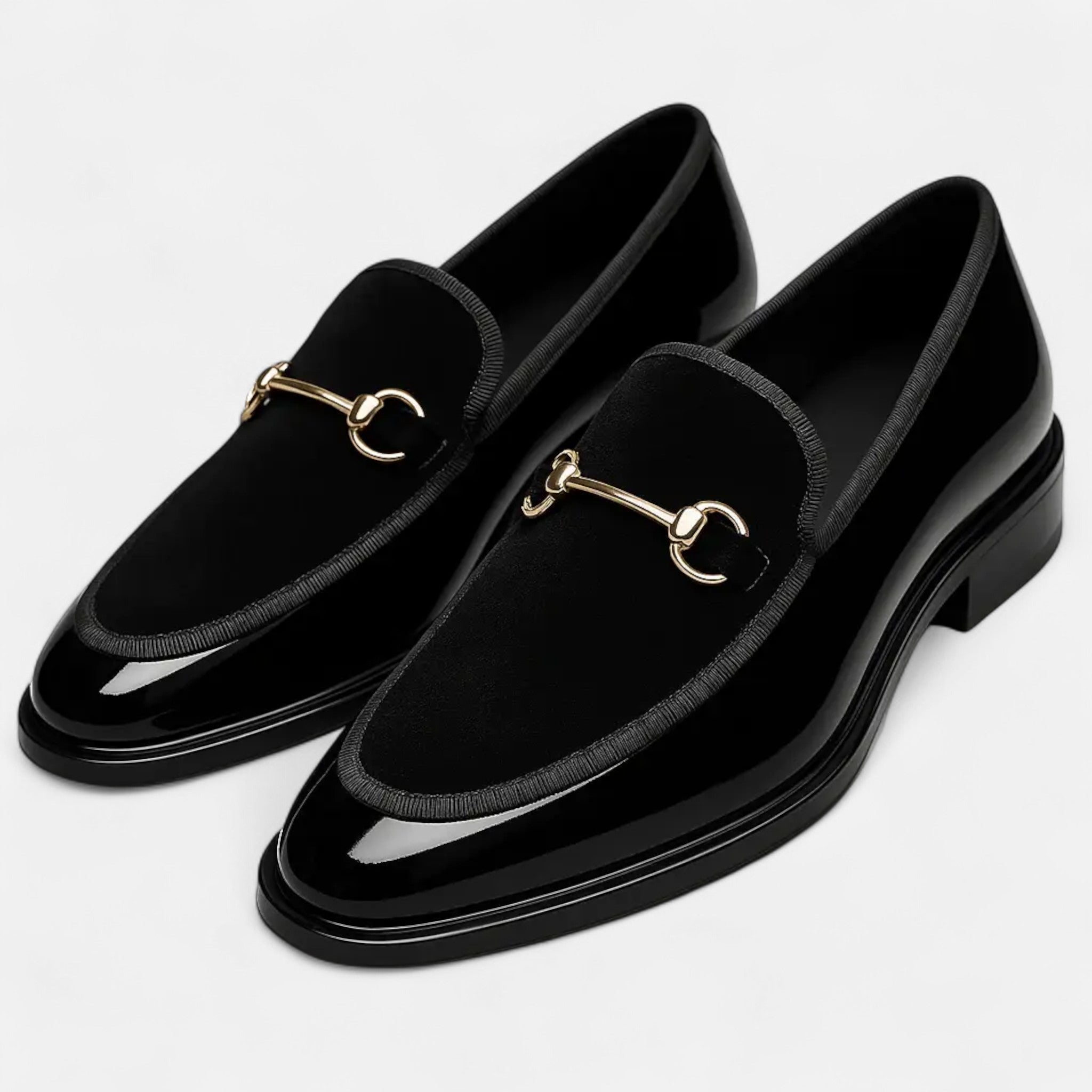 ValantoMode | Men’s Italian Leather Black Loafers