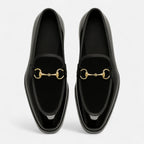 ValantoMode | Men’s Italian Leather Black Loafers