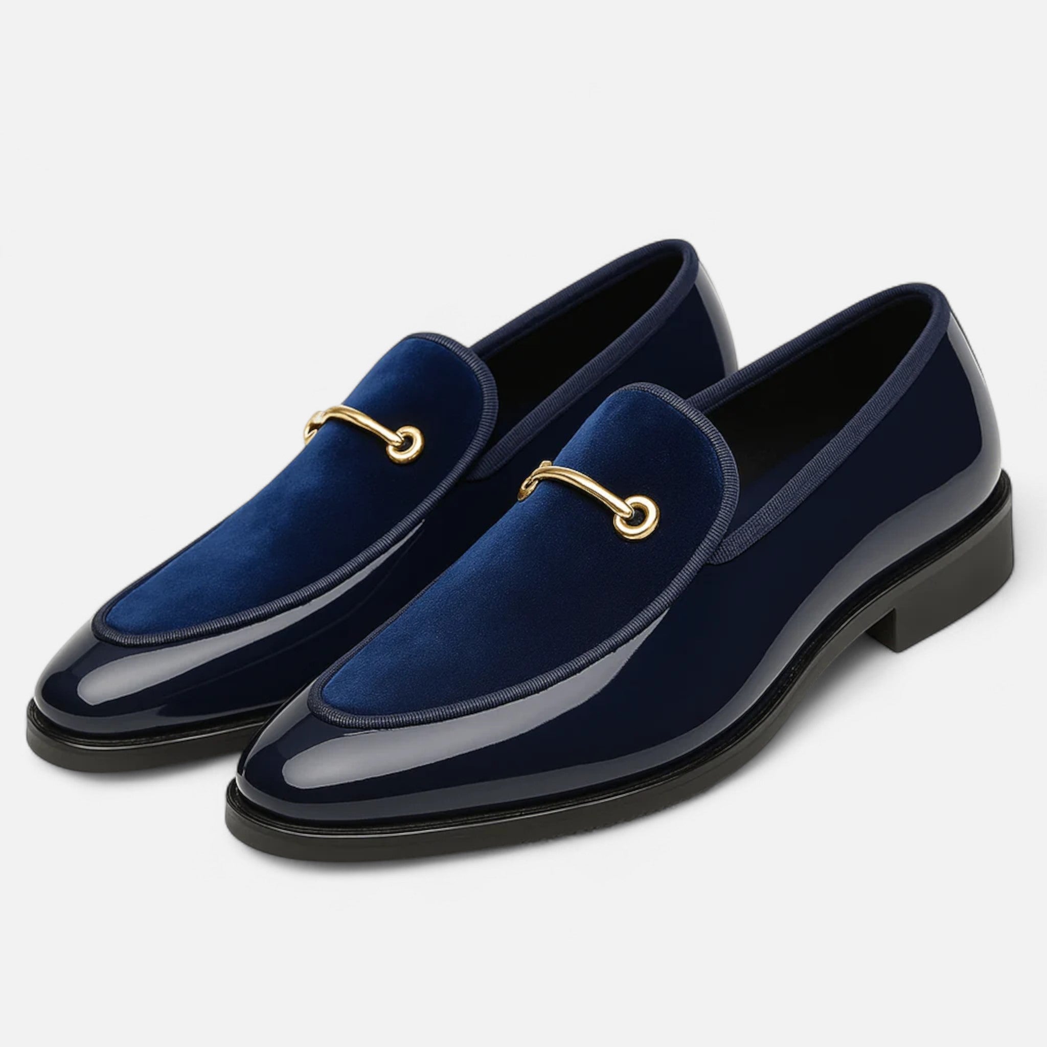 ValantoMode | Men’s Italian Leather Black Loafers