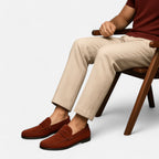 ValantoMode | Men’s Suede Slip-On Loafers
