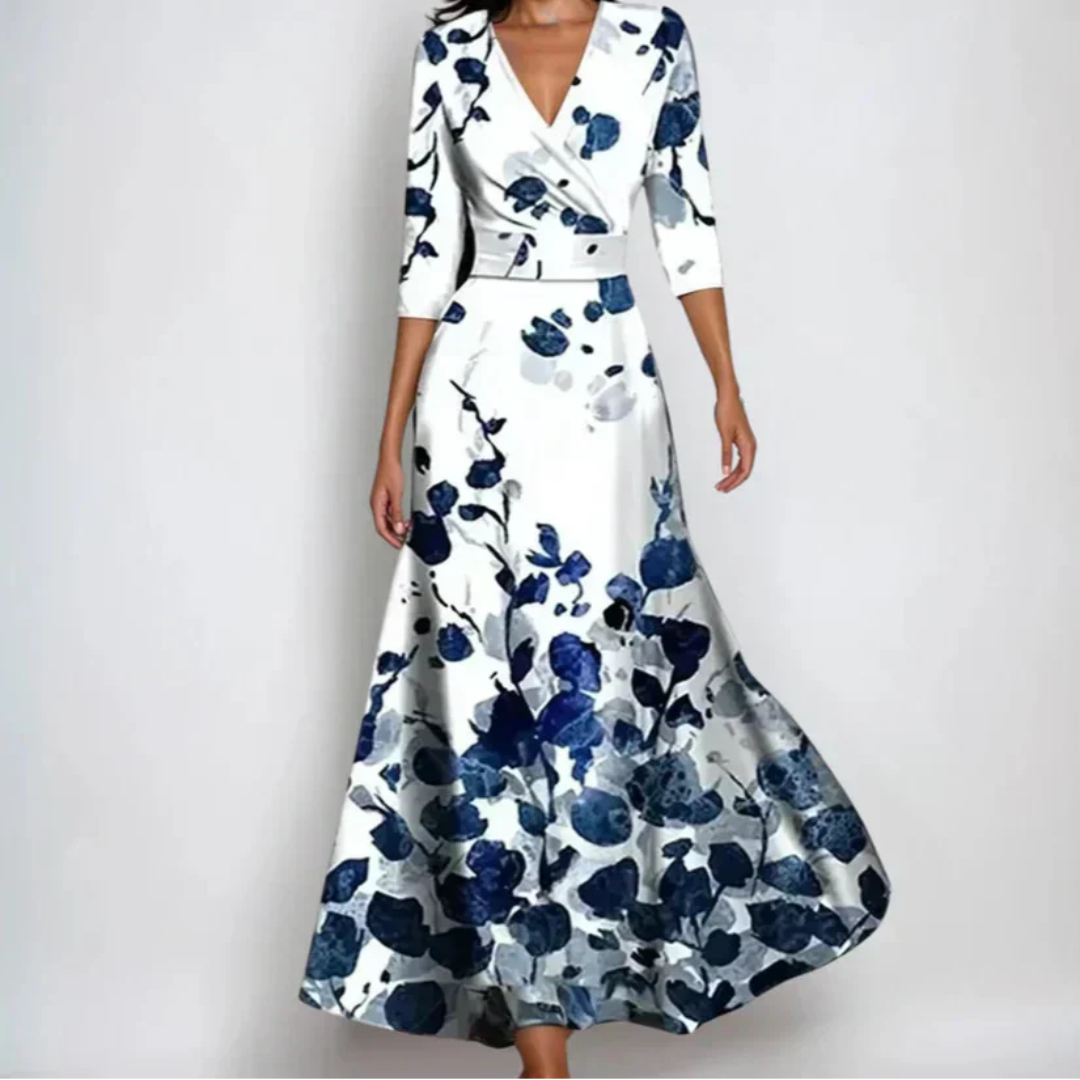 Valantomode | Chic Floral Dress Ideal for Spring and Summer Outings