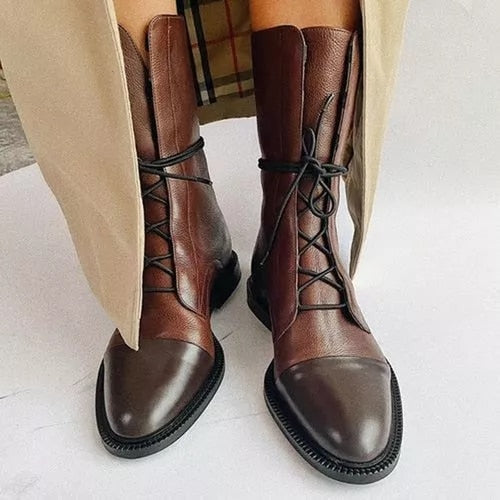 Valantomode | Trendy and Comfortable Leather Boots for Everyday Style