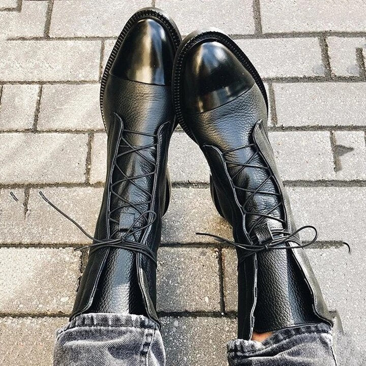 Valantomode | Trendy and Comfortable Leather Boots for Everyday Style