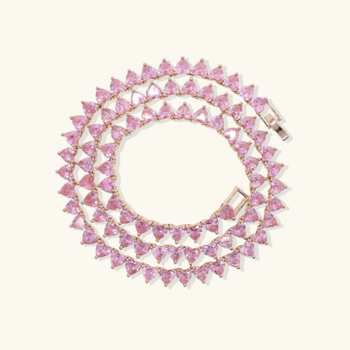 Valantomode | Plated Heartlight Necklace with Cordiform Architecture and High-Mass Industrial Geometry