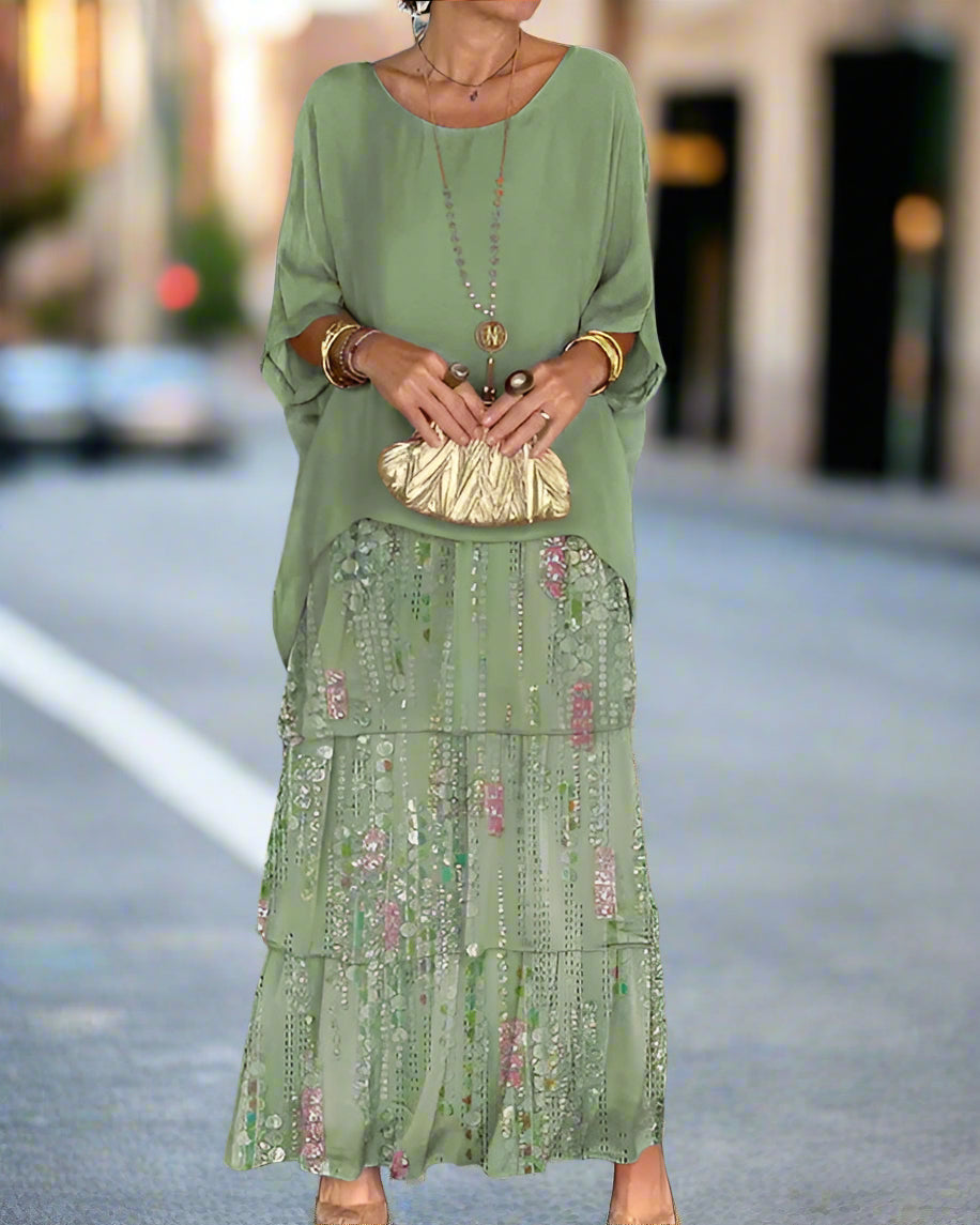 Valantomode | Dress - Layered Boho Elegance