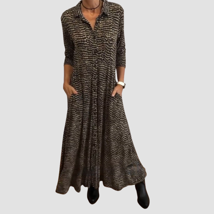 Valantomode | Stylish Midi Dress for Effortless Summer Elegance