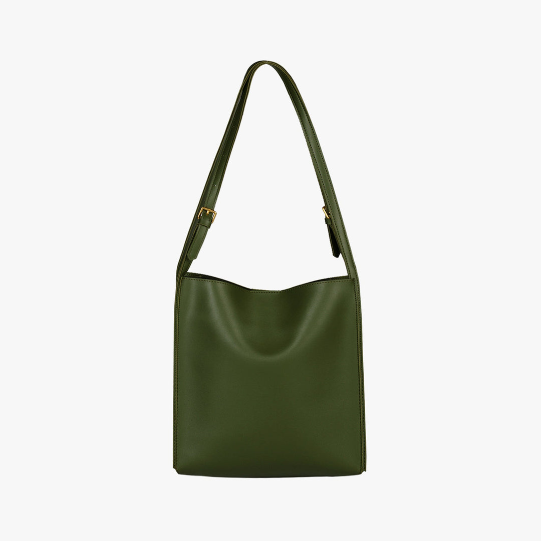 Valantomode | The ‘Aurelius’ Veridian Sovereign Monolith – Women's Premium Vegan Leather Executive Tote