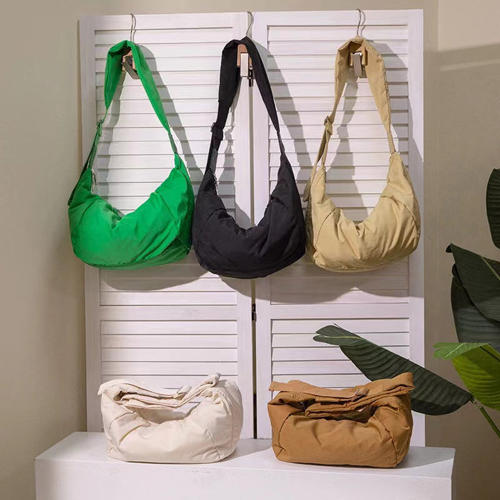 Valantomode | The Veridian Quilt Garrison – Women's Premium Puffer Hobo Crossbody Bag