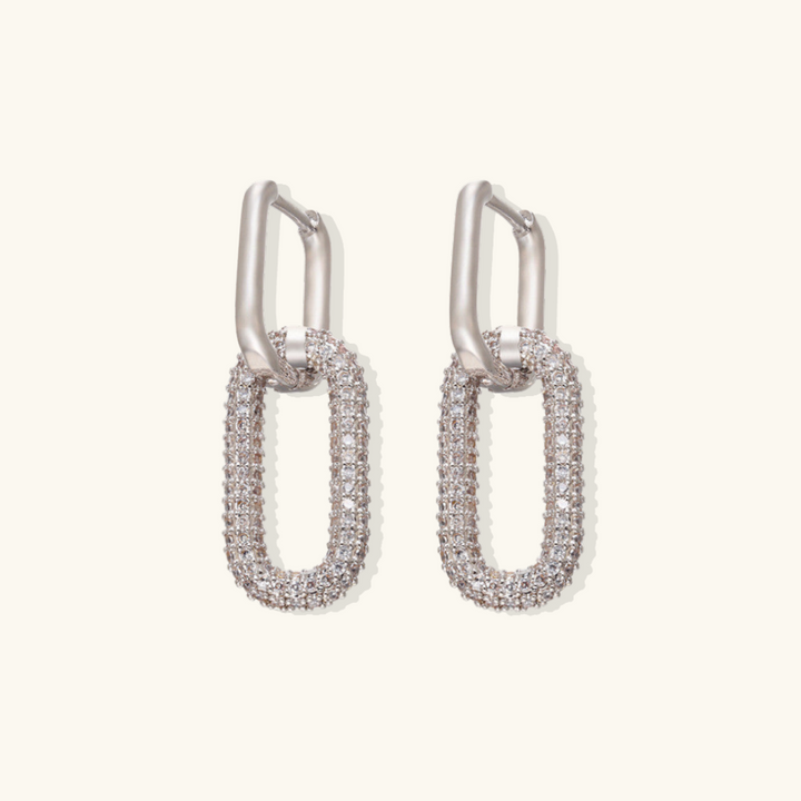 Valantomode | Gold Plated Infinity Loop Earrings for Women
