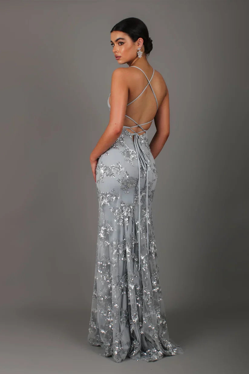 Valantomode | Stunning Floor-Length Dress for Formal Celebrations