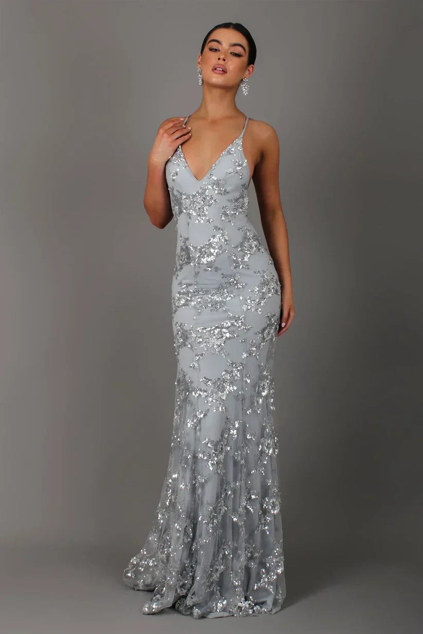 Valantomode | Stunning Floor-Length Dress for Formal Celebrations