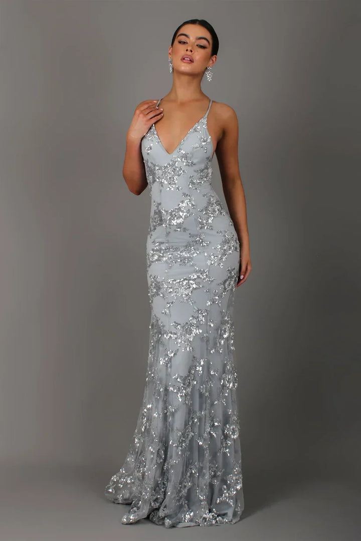Valantomode | Stunning Floor-Length Dress for Formal Celebrations