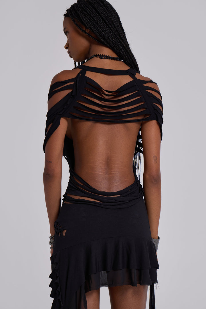 Valantomode | Stylish Asymmetrical Dress for Trendy Fashion Lovers