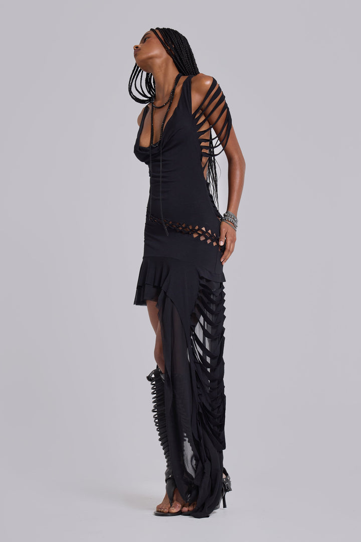 Valantomode | Stylish Asymmetrical Dress for Trendy Fashion Lovers