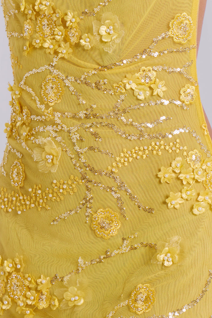 Valantomode | Trendy Mini Dress with Embellishments for Summer Fun