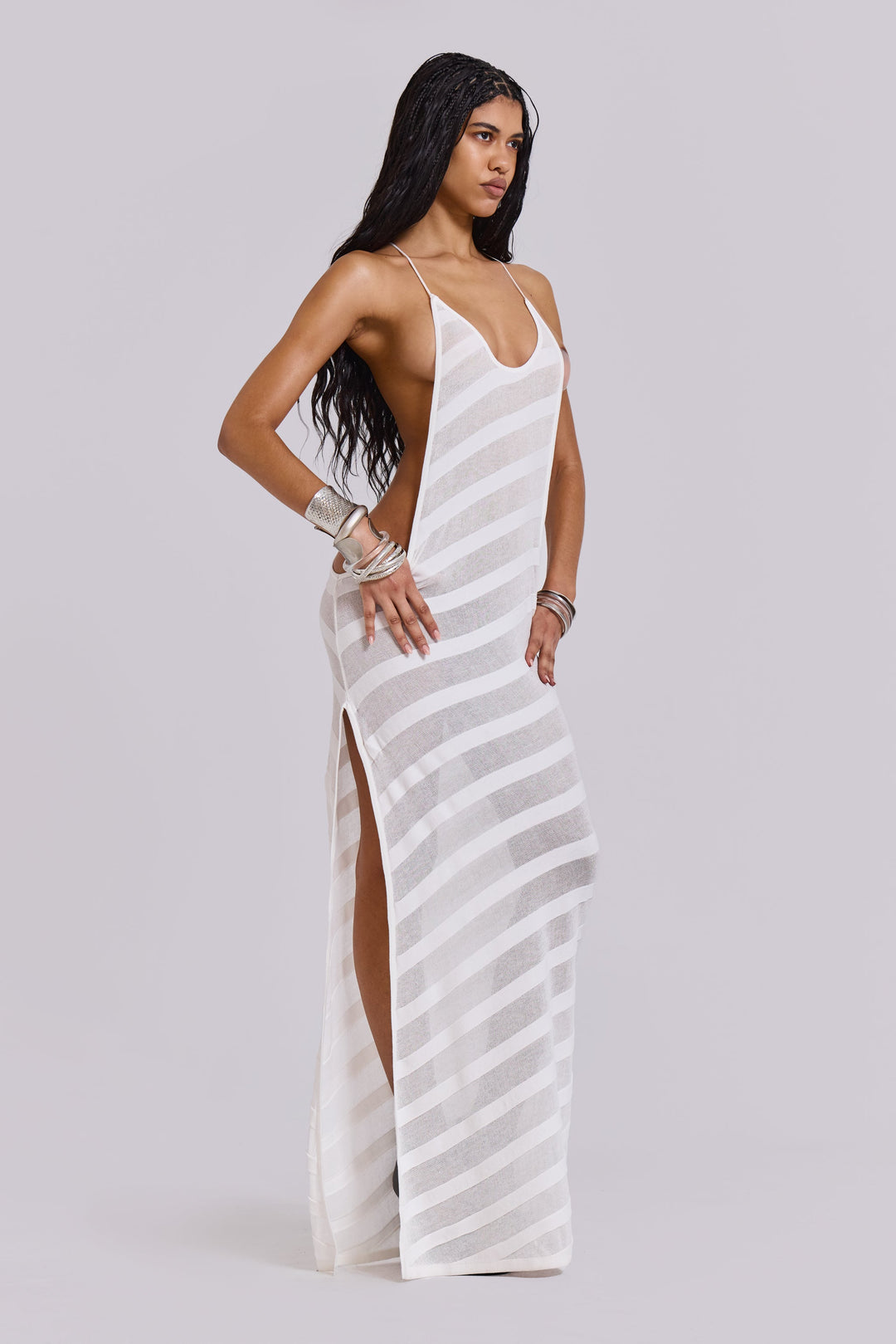Valantomode | Chic Knit Maxi Dress Perfect for Casual Summer Days
