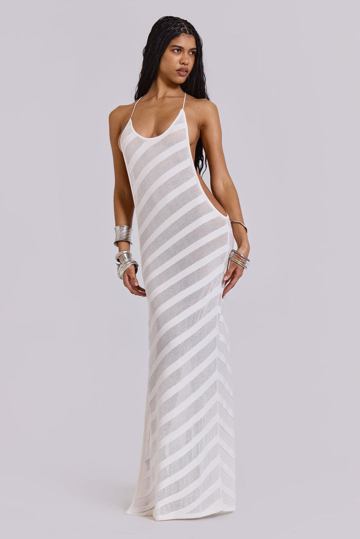 Valantomode | Chic Knit Maxi Dress Perfect for Casual Summer Days