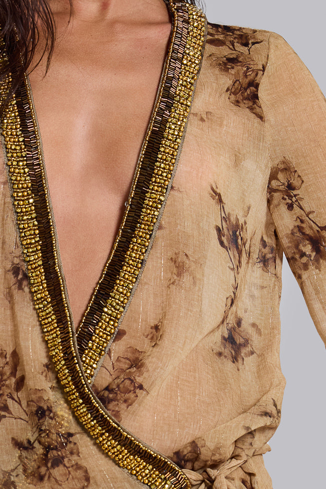 Valantomode | Stylish Chiffon Mini Dress for Effortless Summer Looks
