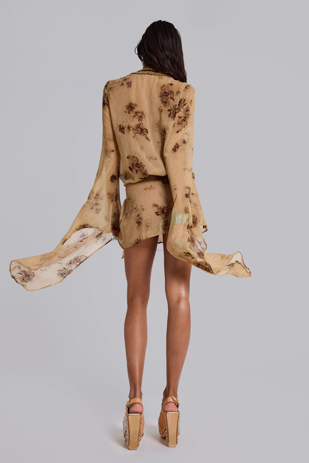 Valantomode | Stylish Chiffon Mini Dress for Effortless Summer Looks