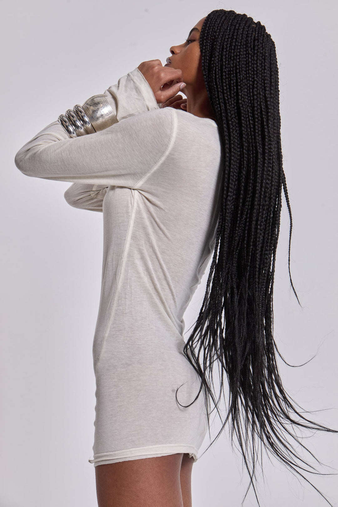 Valantomode | Chic Oatmeal Mini Dress Perfect for Stylish Summer Days