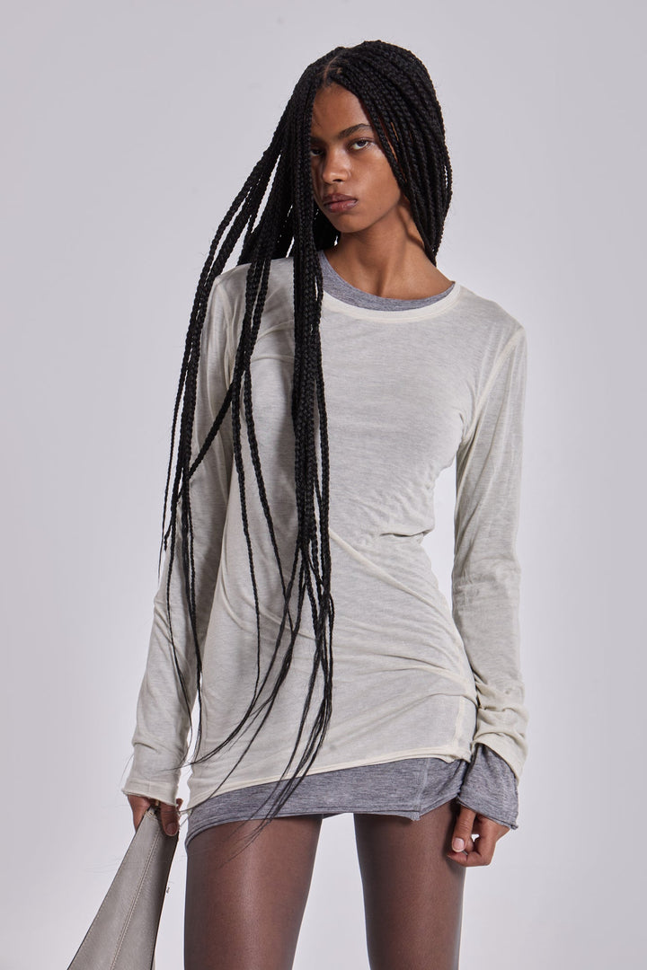 Valantomode | Chic Oatmeal Mini Dress Perfect for Stylish Summer Days