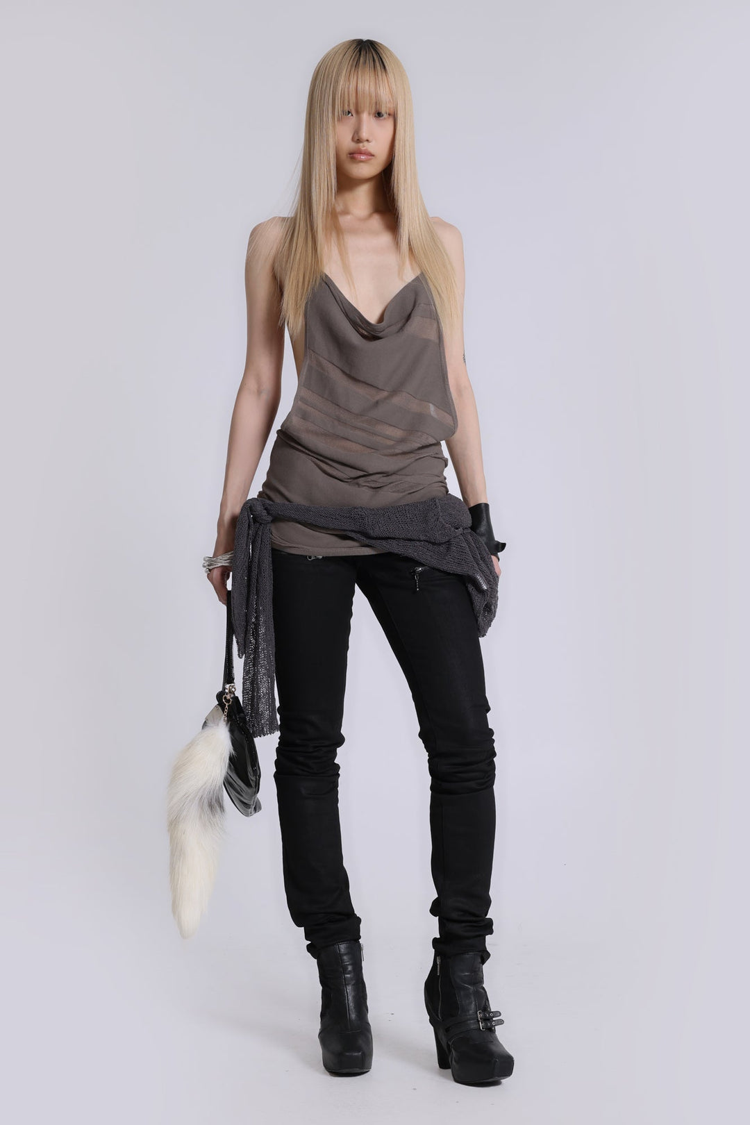 Valantomode | Chic Truffle Knit Mini Dress for Effortless Style