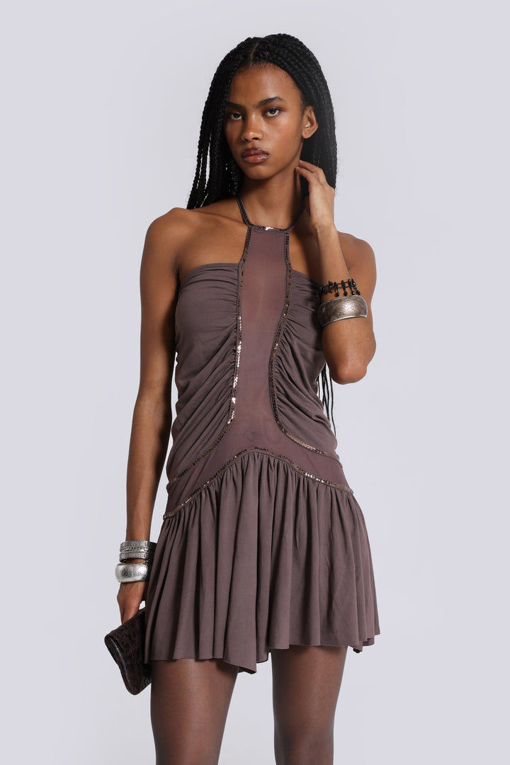 Valantomode | Chic Backless Mini Dress for Parties and Nights Out