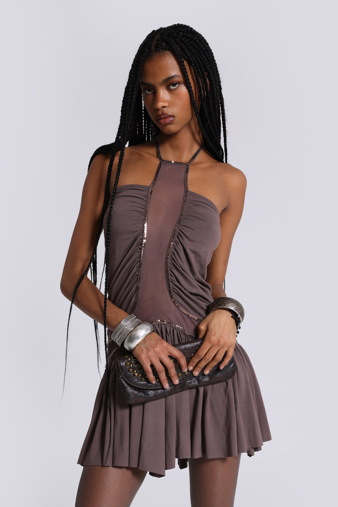 Valantomode | Chic Backless Mini Dress for Parties and Nights Out