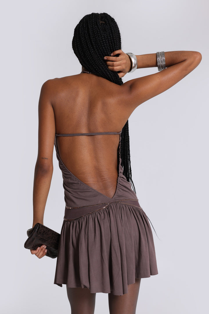 Valantomode | Chic Backless Mini Dress for Parties and Nights Out