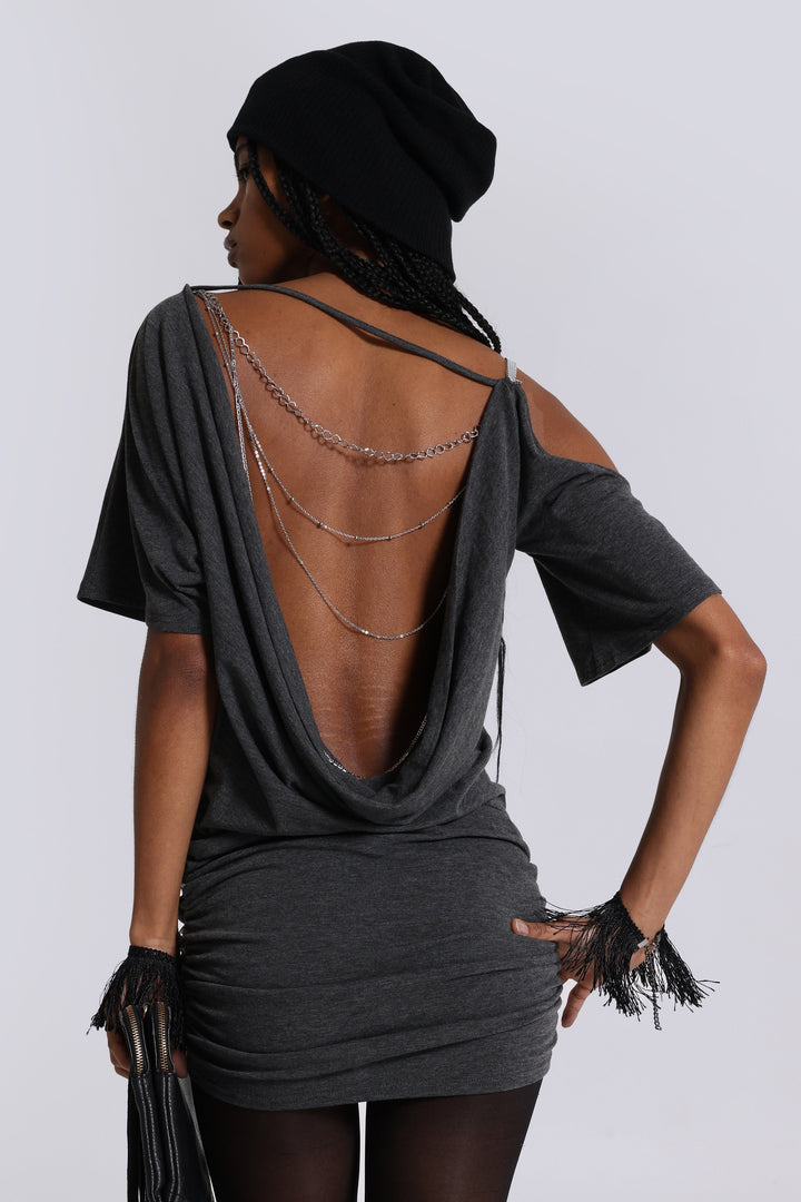Valantomode | Trendy Asymmetric Mini Dress for Stylish Summer Nights