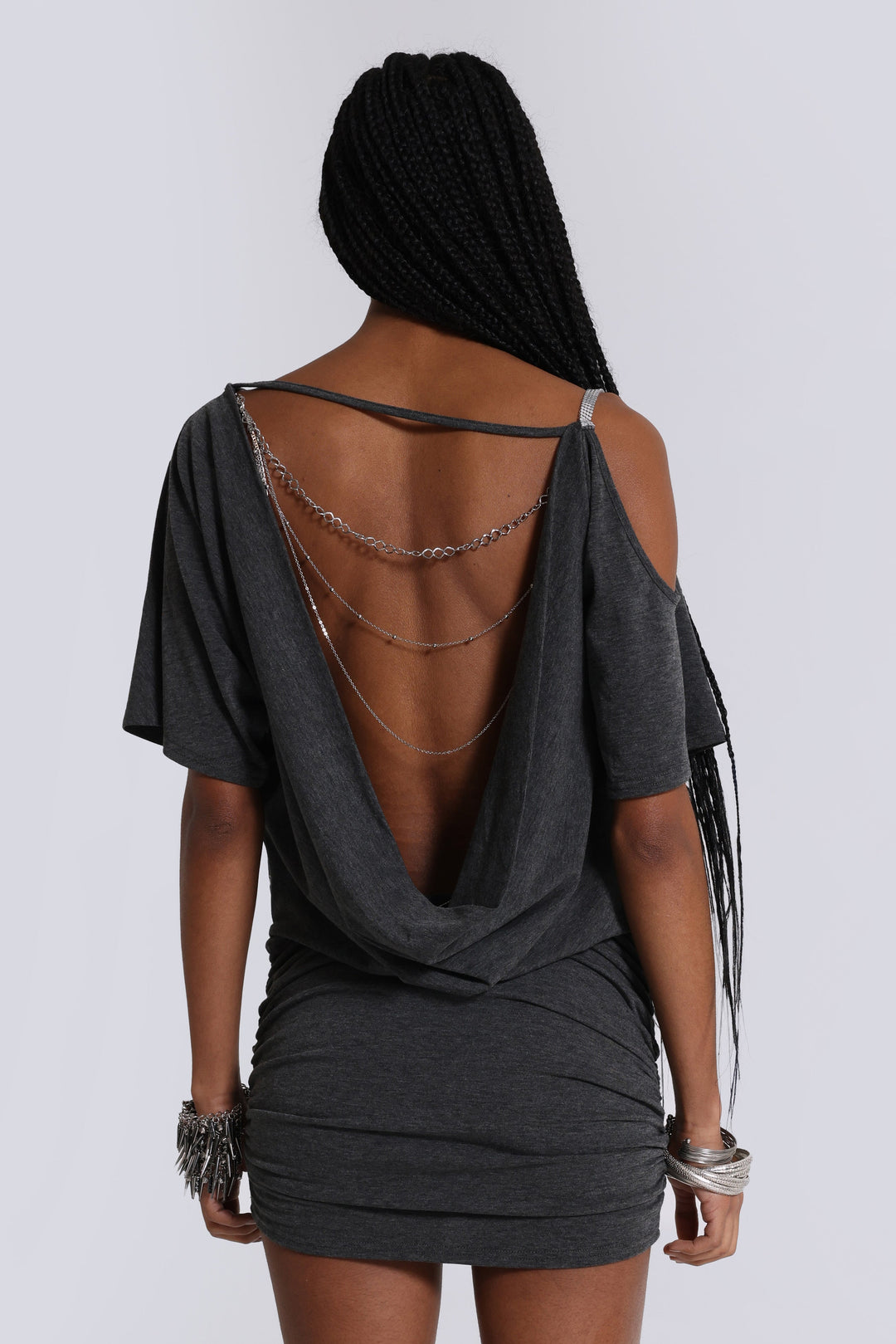 Valantomode | Trendy Asymmetric Mini Dress for Stylish Summer Nights