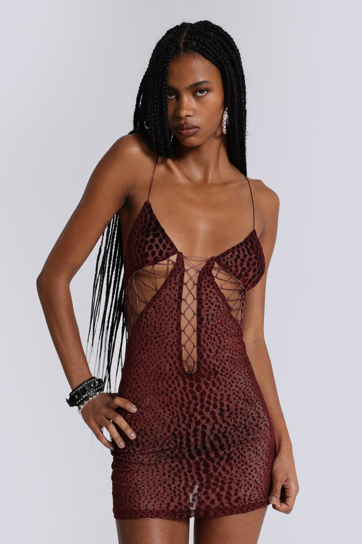 Valantomode | Trendy Lace Up Mini Dress for Stylish Summer Nights