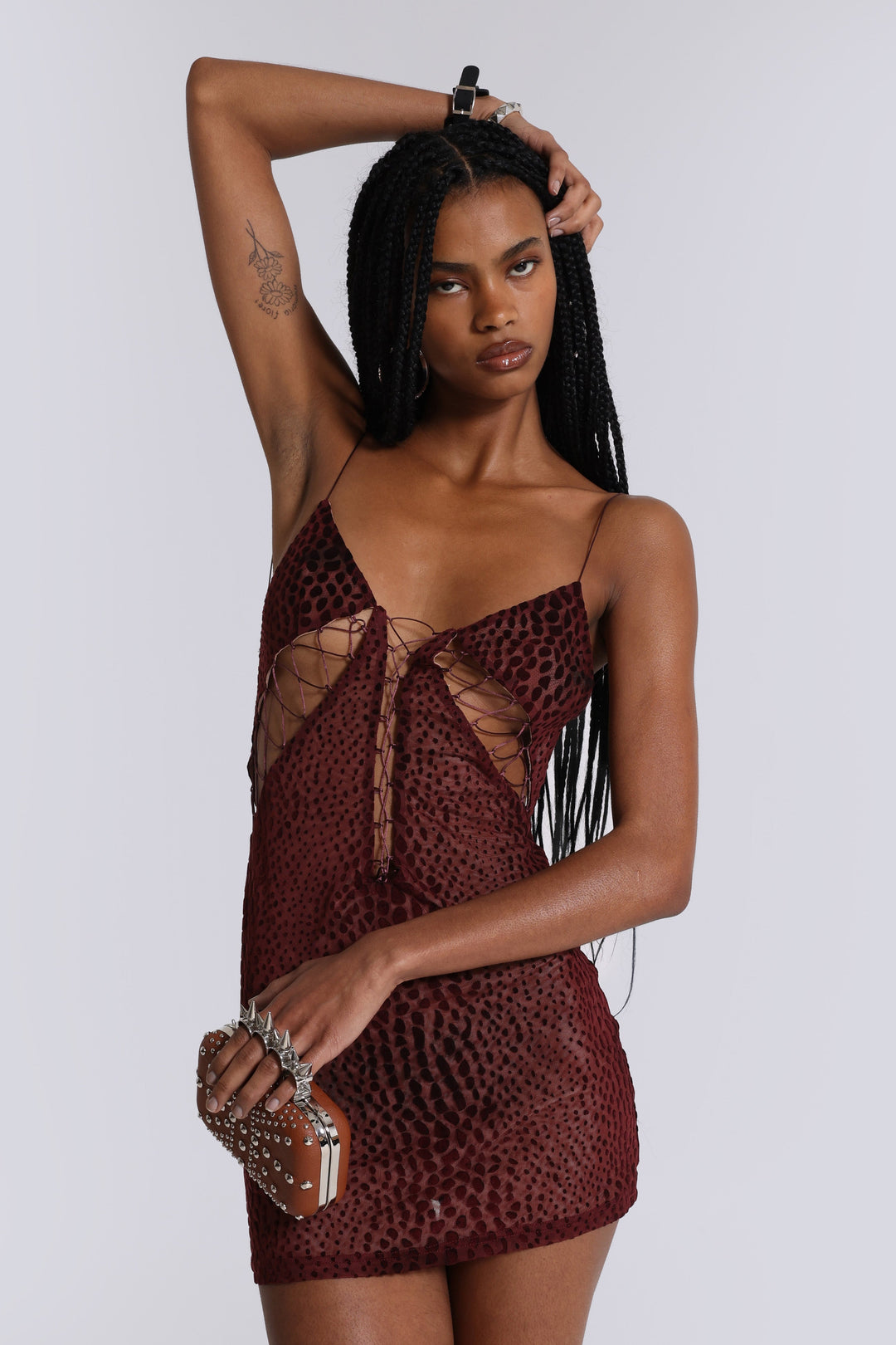 Valantomode | Trendy Lace Up Mini Dress for Stylish Summer Nights