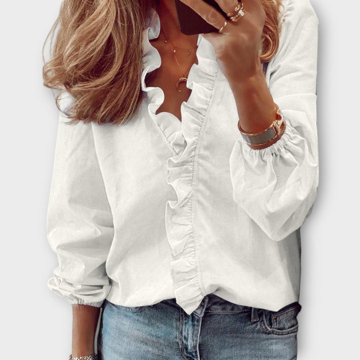 Valantomode | Blouse with Elegant Summer Design
