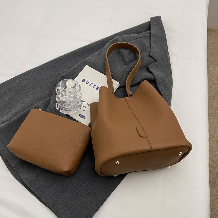 Valantomode | The Veridian Cylinder Garrison – Women's Premium Vegan Leather Bucket Bag