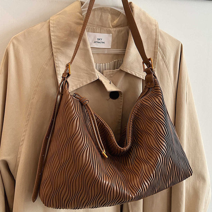 Valantomode | Riviera Kinetic Slab – Premium Vegan Leather Slim-Profile Executive Shoulder Bag