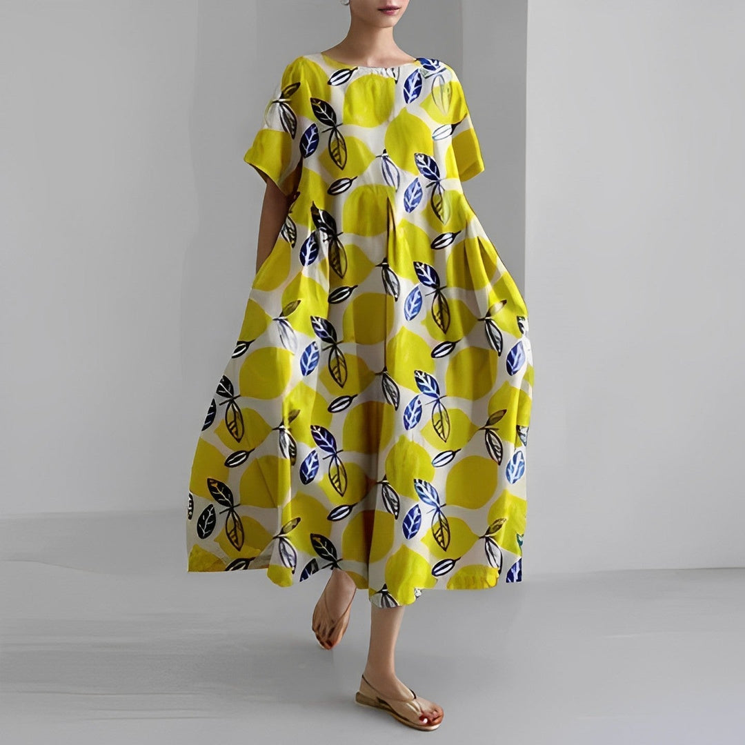 Valantomode | Stylish Print Dress for Chic Everyday Wear