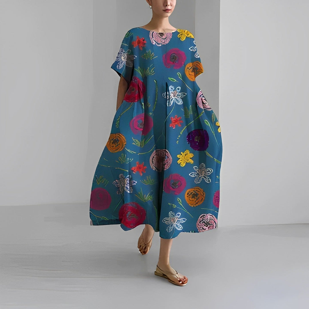 Valantomode | Stylish Print Dress for Chic Everyday Wear