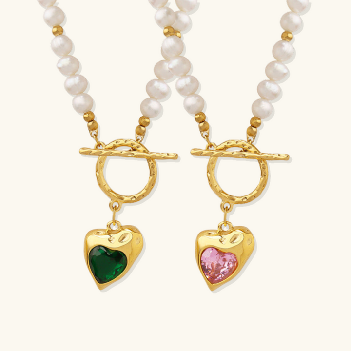 Valantomode | Plated Pearl Pendant Necklace for Women