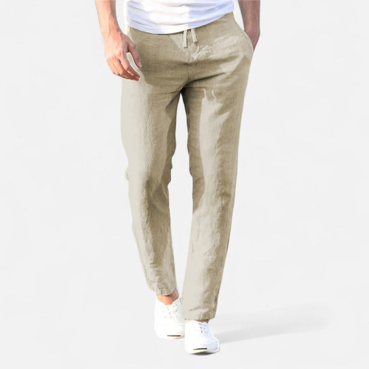 Valantomode | Men’s Linen Trousers – Breathable Tailoring & Sophisticated Comfort