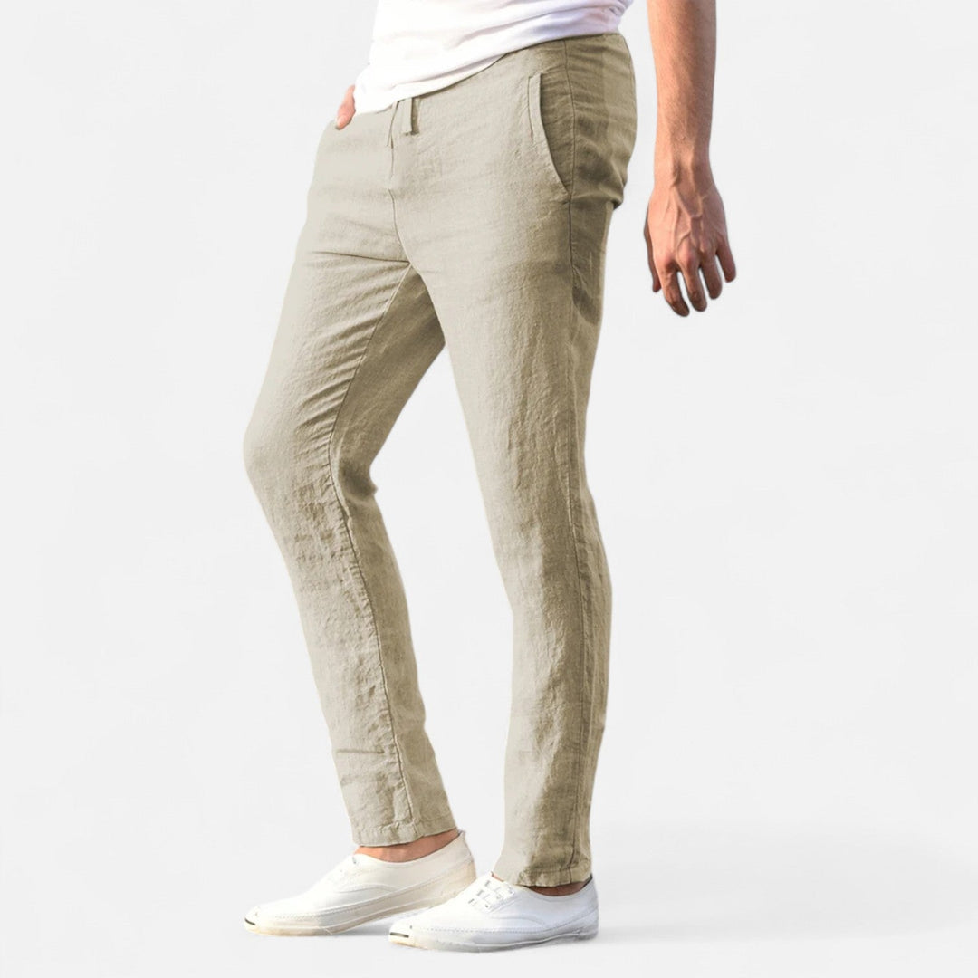 Valantomode | Men’s Linen Trousers – Breathable Tailoring & Sophisticated Comfort