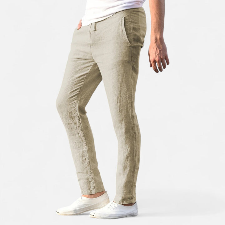 Valantomode | Men’s Linen Trousers – Breathable Tailoring & Sophisticated Comfort