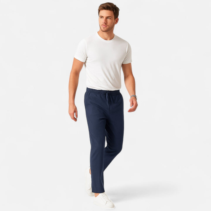 Valantomode | Men’s Linen Trousers – Breathable Tailoring & Sophisticated Comfort