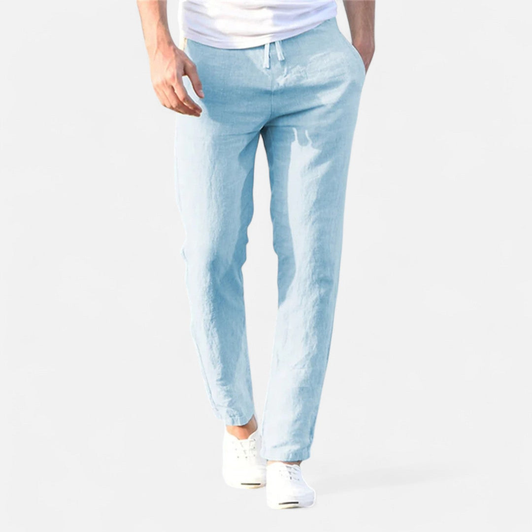 Valantomode | Men’s Linen Trousers – Breathable Tailoring & Sophisticated Comfort