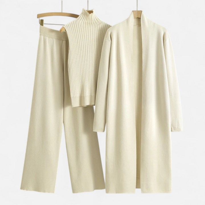 Valantomode | Women’s Cardigan Set – Coordinated Elegance & Refined Knitwear